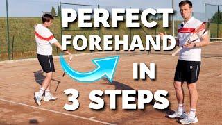 Perfect Forehand in 3 Easy Steps - Tennis Forehand Technique Lesson