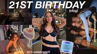 MY 21ST BIRTHDAY VLOG | everything I did to celebrate + PARTYINGGG WITH MY BEST FRIENDS 