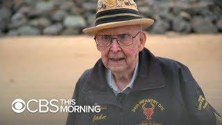 Veteran returns to Omaha Beach for first time in 75 years