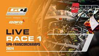 LIVE I Race 1 I Spa I GT4 European Series Powered by RAFA Racing Club 2024 (English)