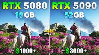 RTX 5080 vs RTX 5090 - Test in 11 Games | 4K