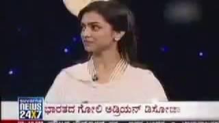 Deepika Padukone Speaking and teaching in Kannada