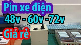 Pin lithium XE MÁY ĐIỆN - Xe đạp điện | GIÁ RẺ. dùng bền tiết kiệm