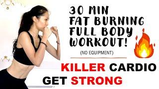 30 MINUTE FAT BURNING FULL BODY CARDIO WORKOUT- BURN Calories, ACHIEVABLE STRENGTHENING No Equipment