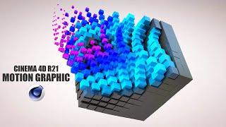 Cinema 4D R21 Tutorial - MoGraph Animation