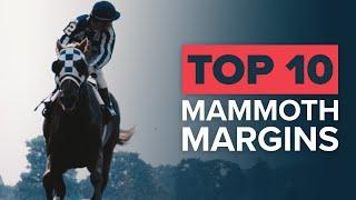 They Won By How Far?!? | Top 10 Epic Horse Racing Wins | Secretariat Wins The 1973 Belmont Stakes