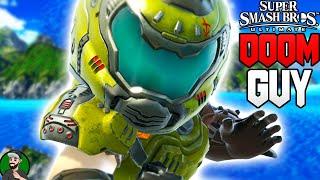 DOOM GUY Raises Hell! | Super Smash Bros Ultimate "DOOM GUY" (Mii Gunner)
