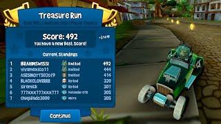 Treasure Run! Gold Crate Prize+ Mid Tour "(: Beach buggy racing 2 