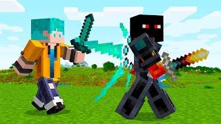 CAZADOR vs FUGITIVO INVENCIBLE en MINECRAFT