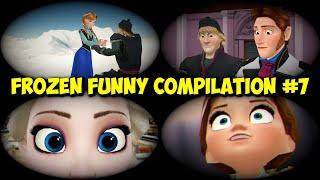 MMD Frozen 2 "Funny Compilation #7" Elsa Anna Kristoff Olaf Hans animated collection II Disney