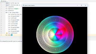 Create amazing Geomatric Pattern Design using Python Turtle  watch now @codingwithnoman #python