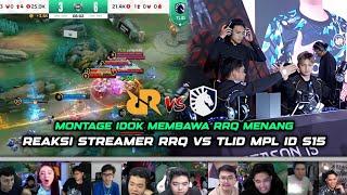 GILAIDOK TIGREAL KENA 4 ORANG  | REACTION STREAMER RRQ HOSHI VS TLID MPL ID S15