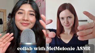 ASMR Shoop, Hand Sounds/Movements with Tongue Clicking - collab with MelMelonie ASMR