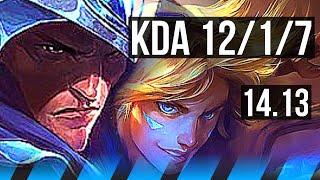 TALON vs EZREAL (MID) | 12/1/7, 65% winrate, Legendary | NA Grandmaster | 14.13