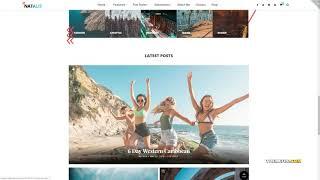 Azumi Travel Blog WordPress Theme TMT design wordpress