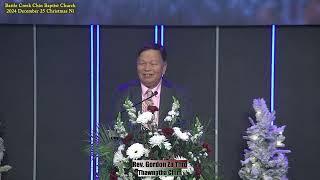 Rev Dr Gordon Za Thio (Battle Creek Chin Baptist Church) 2024 Christmas Ni Thawngtha