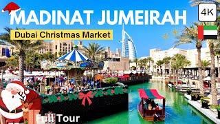 Dubai Christmas Market at Madinat Jumeirah  Festive Activities, Abra Tour, Attractions & More! 4K