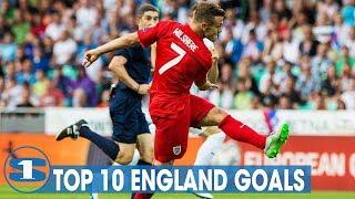 TOP 10 ENGLAND GOALS OF ALL TIME