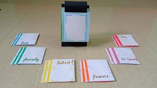 DIY Flip Photo Album | Cardboard crafts | By Jahnavi Bathia