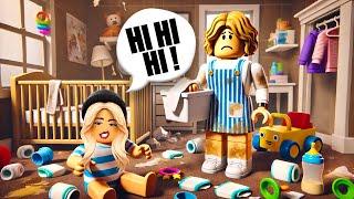 JE PECHO MA BABYSITTEUSE EN GARCON  SUR BROOKHAVEN ! ROBLOX