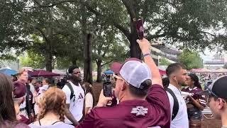 Mississippi State “ Dawg Walk” ahead of the 2023 season opener against Southeastern Louisiana.