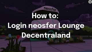 How to: Login Decentraland