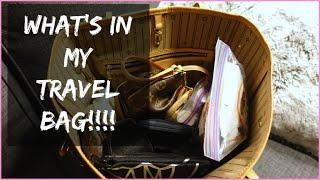 VLOG STYLE WHAT'S IN MY TRAVEL BAG / CARRY ON - LOUIS VUITTON NEVERFULL MM - hollyannaeree