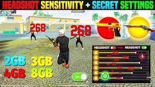 Free Fire Auto Headshot Trick 2025 Sensitivity | 2gb, 4gb, 6gb Ram Headshot Sensitivity Setting