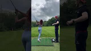 She finally got it! #golf #golfingwithfriends #golfchannel #golfswing #golfcourse #golfvideo #golfer