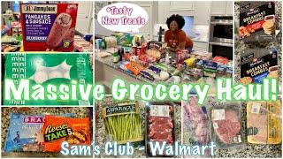 *New* Massive Two Week Grocery Haul/Sams Club, Walmart, and Target / August 2024 / Family of 4