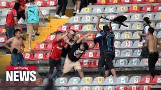 Mexican football league suspended after at least 17 killed in weekend match