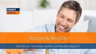 Kosten & Rendite: Wie können Sie Kosten senken und Rendite steigern?