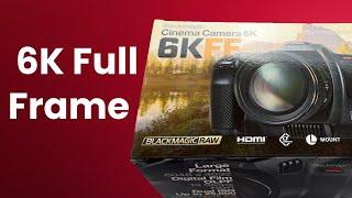 Blackmagic Cinema Camera 6K (Full Frame) Full Unboxing! (Real World Review)