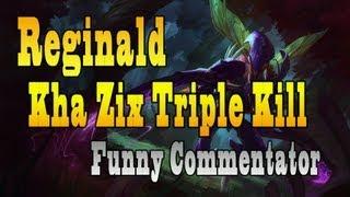 Reginald Kha'Zix Triple Kill - Commentator Goes Crazy - League Of Legends NA LCS Summer Split