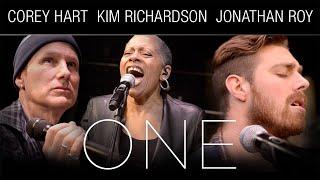 Corey Hart, Kim Richardson, and Jonathan Roy - "One" (live acoustic rehearsal)