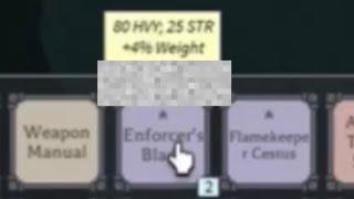 Rare high tier Enforcer blade enchant | Deepwoken