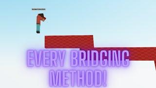 Bloxd.io bedwars BUT I every time I die my bridging method changes!