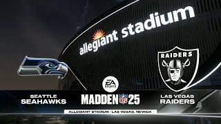 Madden 25 - Seattle Seahawks @  Las Vegas Raiders -  Free Agency Rosters