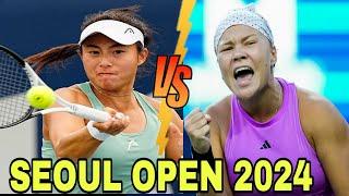 Diana Shnaider vs Carole Zhao Full Highlights | Seoul Open 2024