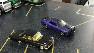 Auto World Dodge Challenger Hellcat and Chevrolet Impala SS