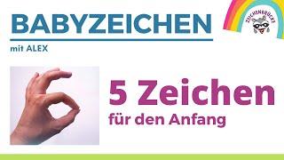 Babyzeichen - 5 Zeichen für den Anfang