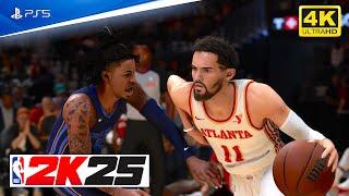 NBA 2K25 Official Full Gameplay [PS5 4K60] GRIZZLIES vs HAWKS - Ja Morant vs Trae Young