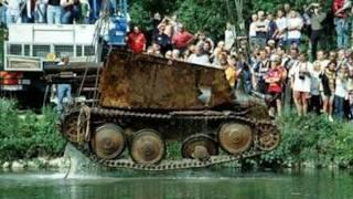 Grille "H" German Self-Propelled Gun Found in Lake - Tank Recovery #ww2 #tank #panzer #recovery