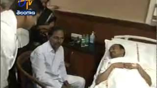 CM KCR Met Etala Rajendhar In Yashoda Hospital At Hyderabad