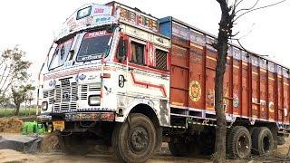 Tata 2515c की पावर देखें   Heavy weight Loading truck