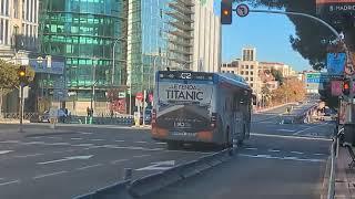 Here is the Emt bus 5657 on the C2 in Madrid Wednesday 25 December 2024