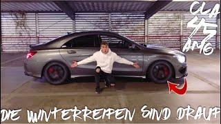 Wir packen die neuen Winterfelgen auf den AMG 