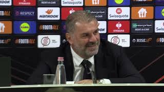 "YOU HAVE TO DO BETTER THAN THAT, ANGE'S ANGELS?" PRESS CONFERENCE Postecoglou Ferencváros 1-2 Spurs