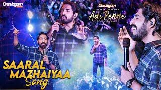 Saaral Mazhaiyaa - Stephen Zechariah Live Singing | Adi Penne Live In Chennai Ft. Srinisha