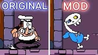 Pizza Tower, but mcpig sans! [Pizza Tower mods Gameplay]